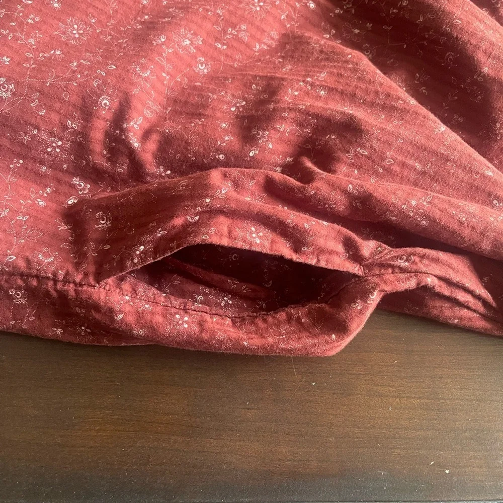 Madewell Embroidered Puff-Sleeve Babydoll Dress in Dotted Vines - Picture 3 of 10